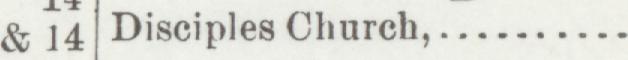 The line reading Disciples Church in the 1898 atlas index