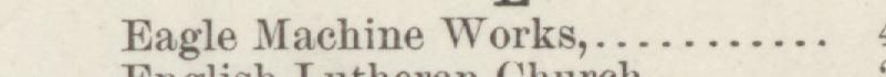 The line reading Eagle Machine Works in the 1884 atlas index
