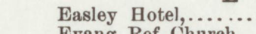 The line reading Easley Hotel in the 1898 atlas index