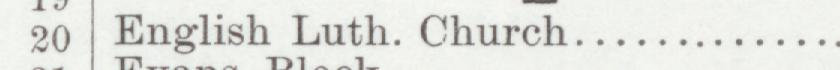 The line reading English Luth. Church in the 1901 atlas index