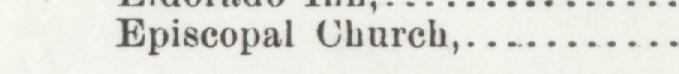 The index line reading Episcopal Church in the 1905 atlas