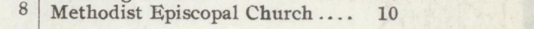 The index line reading Methodist Episcopal Church in the 1907 atlas