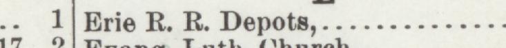 The line reading Erie R.R.Depot in the 1903 atlas index