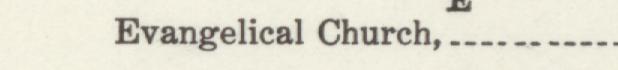 The line reading Evangelical Church in the 1916 atlas index