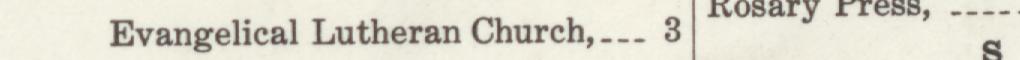 The line reading Evangelical Lutheran Church, 3 in the 1913 atlas index