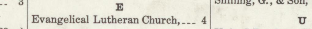 The line reading Evangelical Lutheran Church .+ in the 1910 atlas index