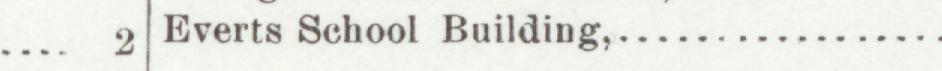 The line reading Everts School Building in the 1899 atlas index