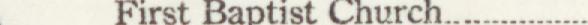 The line reading First Baptist Church in the 1921 atlas index