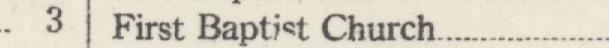 The line reading First Baptist Church in the 1922 atlas index