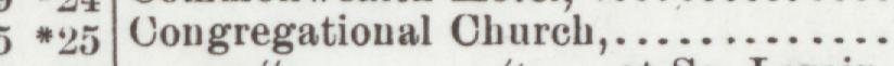 The index line reading Congregational Church in the 1905 atlas
