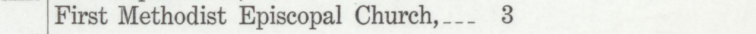 The line reading First Methodist Episcopal Church in the 1910 atlas index
