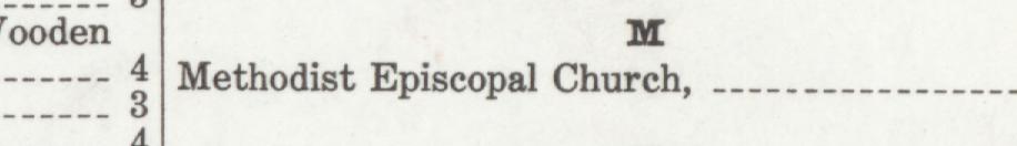 The line reading Methodist Episcopal Church in the 1928 atlas index
