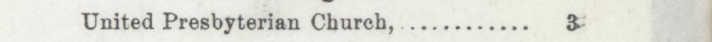 The index line reading United Presbyterian Church in the 1899 atlas