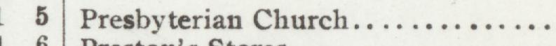 The index line reading Presbyterian Church in the 1907 atlas