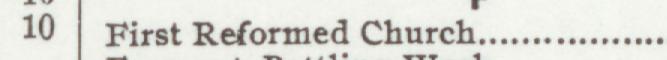 The line reading First Reformed Church in the 1904 atlas index
