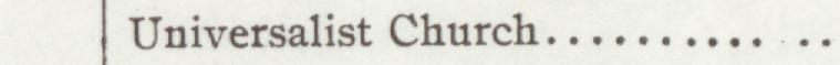 The index line reading Universalist Church in the 1906 atlas