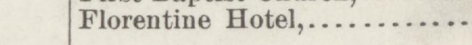 The line reading Florentine Hotel in the 1887 atlas index