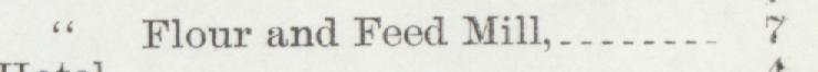 The line reading Flour and Feed Mill in the 1900 atlas index