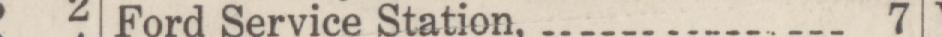 The line reading Ford Service Station in the 1921 atlas index
