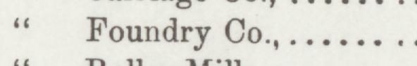 The line reading Foundry Co in the 1892 atlas index