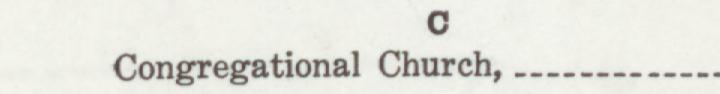 The index line reading Congregational Church in the 1915 atlas