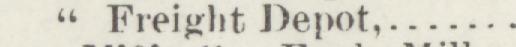 The line reading Freight Depot in the 1888 atlas index