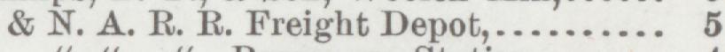 The index line reading A. R. R. Freight Depot in the 1889 atlas