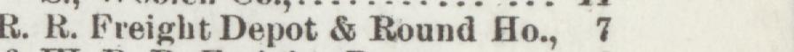 The index line reading Freight Depot & Round Ho in the 1892 atlas