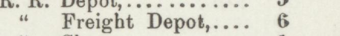 The line reading Freight Depot in the 1896 atlas index