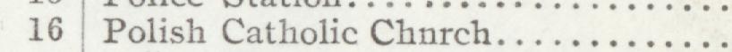 The index line reading Polish Catholic Church in the 1908 atlas