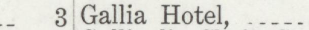 The line reading Gallia Hotel in the 1916 atlas index