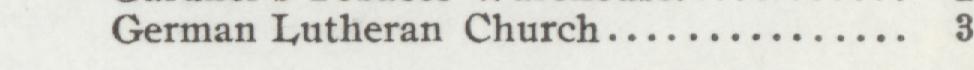 The index line reading German Lutheran Church in the 1904 atlas