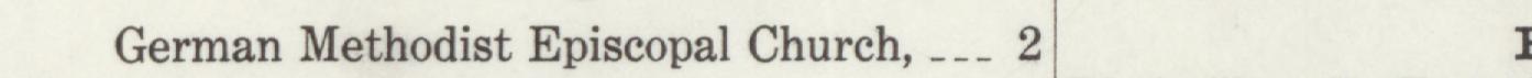The line reading German Methodist Episcopal Church in the 1910 atlas index