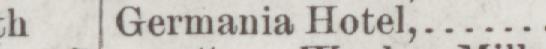 The line reading Germania Hotel in the 1889 atlas index