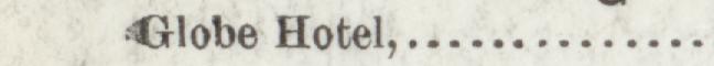 The line reading Globe Hotel in the 1895 atlas index