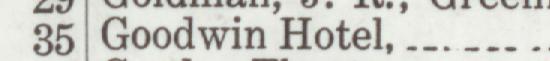 The line reading Goodwin Hotel in the 1921 atlas index