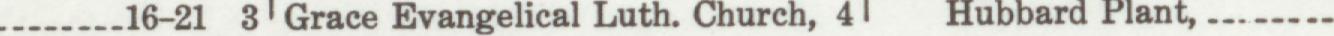 The line reading Grace Evangelical Luth. Church, 4 in the 1921 atlas index
