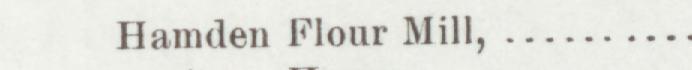 The line reading Hamden Flour Mill in the 1892 atlas index