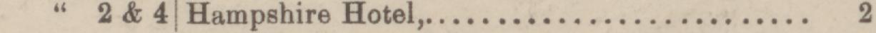 The line reading Hampshire Hotel in the 1887 atlas index
