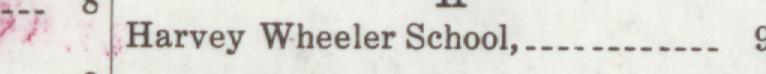 The line reading Harvey Wheeler School in the 1918 atlas index