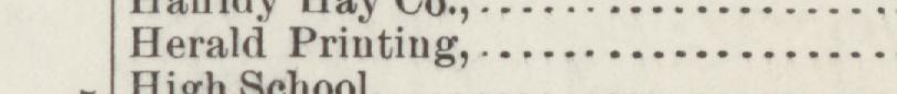 The index line reading Herald Printing in the 1895 atlas
