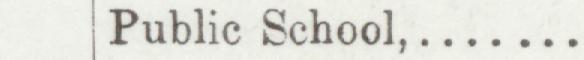 The index line reading Public School in the 1899 atlas