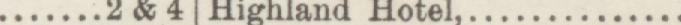 The line reading Highland Hotel in the 1887 atlas index
