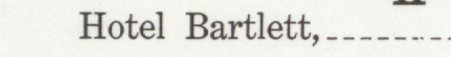 The line reading Hotel Bartlett in the 1910 atlas index
