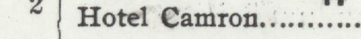 The line reading Hotel Camron in the 1902 atlas index