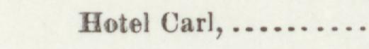 The line reading Hotel Carl in the 1905 atlas index