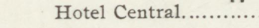 The line reading Hotel Central in the 1901 atlas index