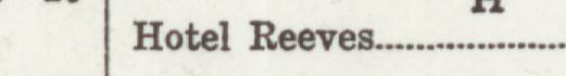 The line reading Hotel Reeve in the 1926 atlas index