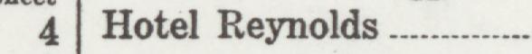 The line reading Hotel Reynolds in the 1926 atlas index