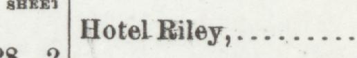 The line reading Hotel Riley in the 1902 atlas index
